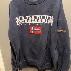 Vintage Napapijri Geographic Sweatshirt